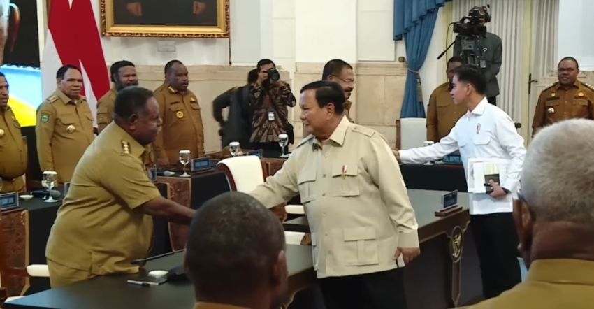 Dana Otsus Papua Rp12,6 Triliun, Prabowo: Jangan Dipakai Jalan-Jalan