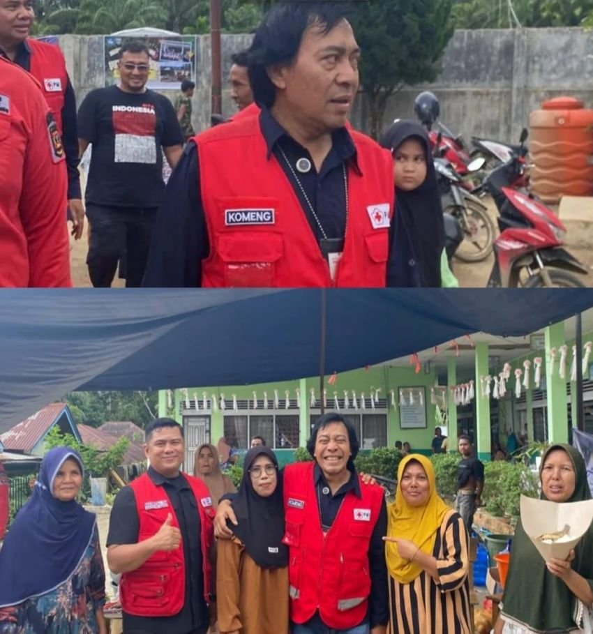 Datang sebagai Relawan, Komeng Hiburan Warga Terdampak Banjir Sumatera Barat