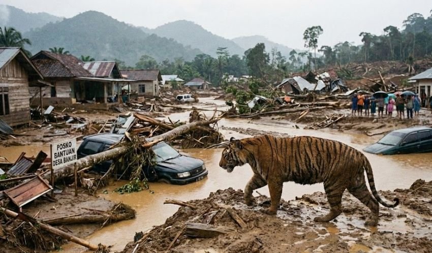Dugaan Harimau Sumatera Muncul di Perkebunan Tapsel, BKSDA Gerak Cepat