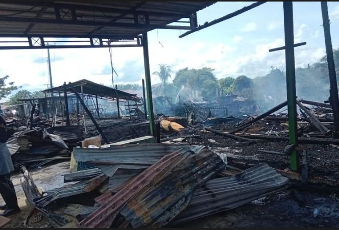 Api Lalap Lima Rumah di Pedalaman Nunukan