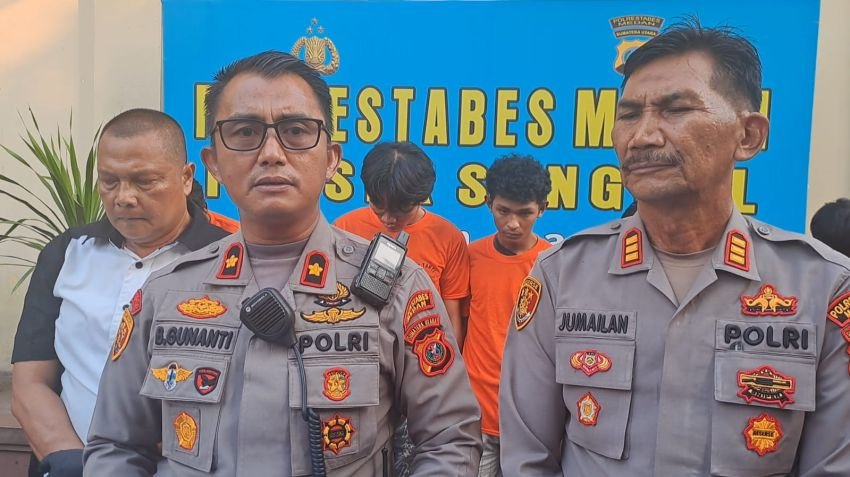 Polsek Sunggal Bongkar Jejaring Begal Malam: 7 Pelaku Ditangkap, 5 Ditembak karena Melawan