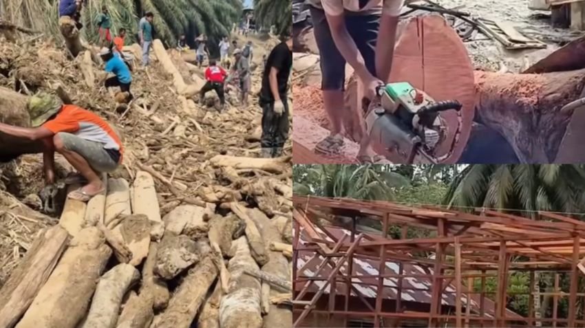 Kayu Gelondongan Sisa Banjir Sumut Dimanfaatkan Warga, DPR: Tidak Bisa Dibiarkan!