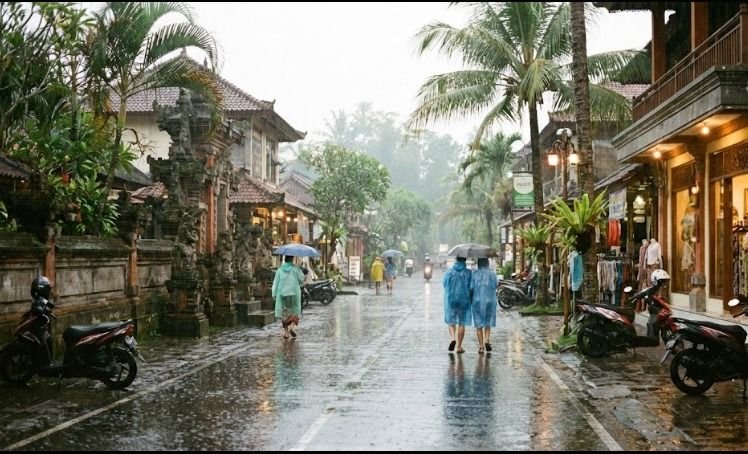 Hujan Ringan Diprakirakan Guyur Seluruh Kabupaten dan Kota di Bali