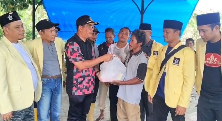 Bappeda Tapsel Bersama PPITTNI Sigap Bantu Warga Terdampak Banjir Batang Toru