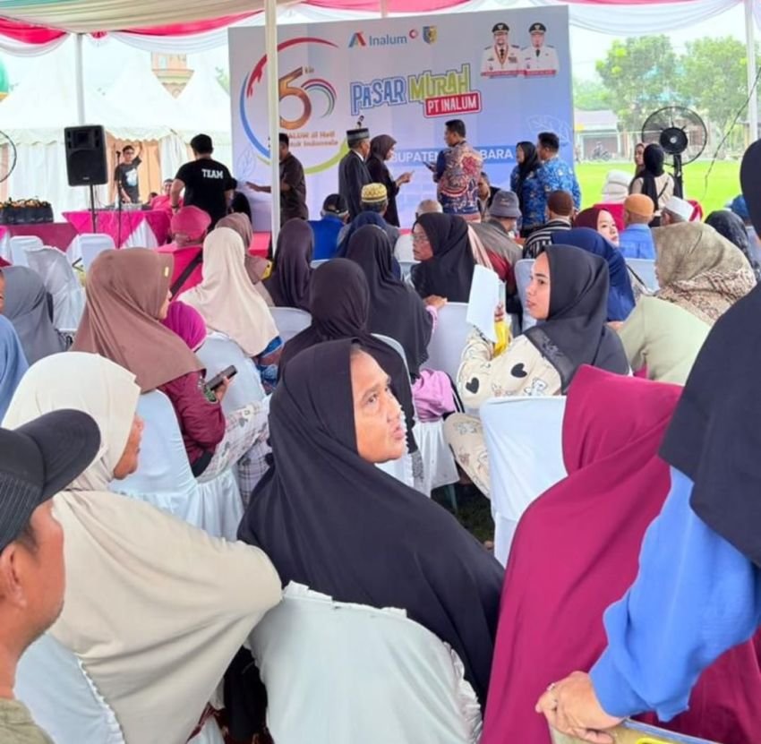 Sambut HUT Ke-50, INALUM Gelar 12 Titik Pasar Murah di 10 Kabupaten/Kota Sumatra Utara