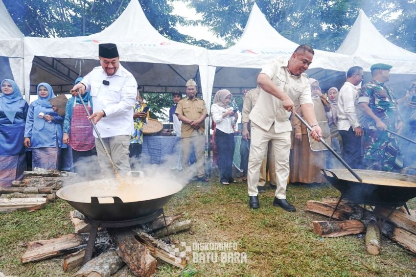 Kabupaten Batu Bara Pecahkan Rekor Muri Dunia Penyajian Kepah Serai Terbanyak