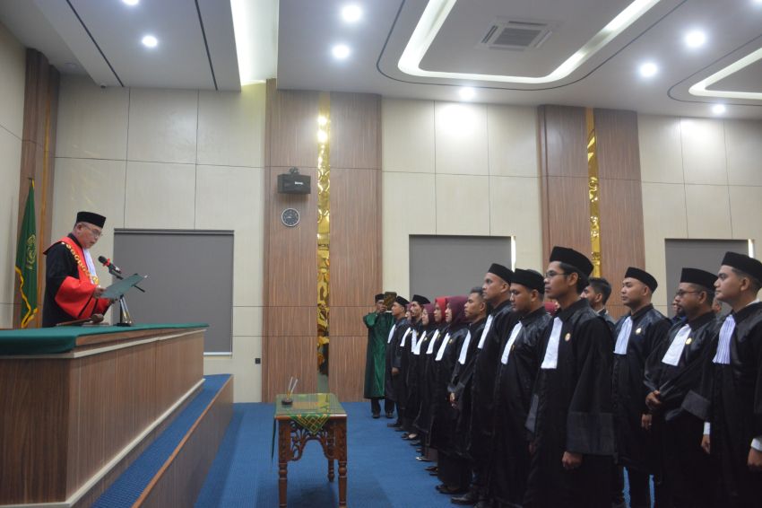 20 Advokat Baru di Banda Aceh Disumpah, Ketua PT: Jadilah Advokat Progresif