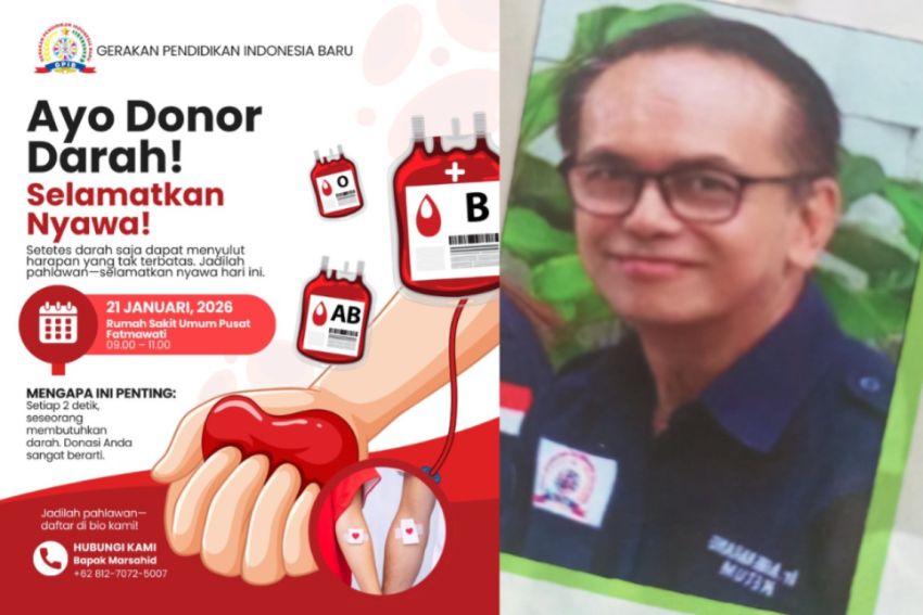 GPIB Gelar Donor Darah &ldquo;Setetes Darah Sangat Berarti&rdquo; di RS Fatmawati, Ayo Daftar Segera!