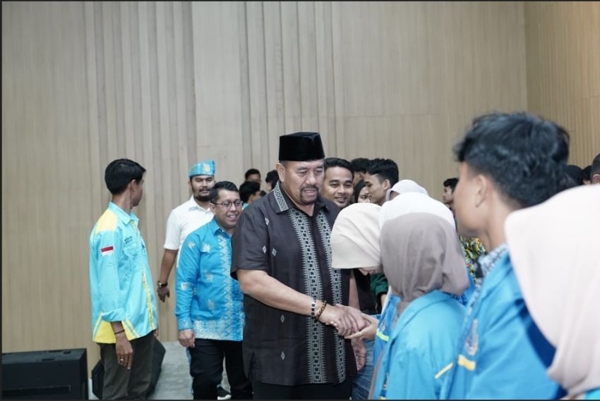 Hadiri Pelantikan Akbar IPMBB, Bupati Baharuddin Tegaskan Peran Strategis Pemuda Batu Bara ​