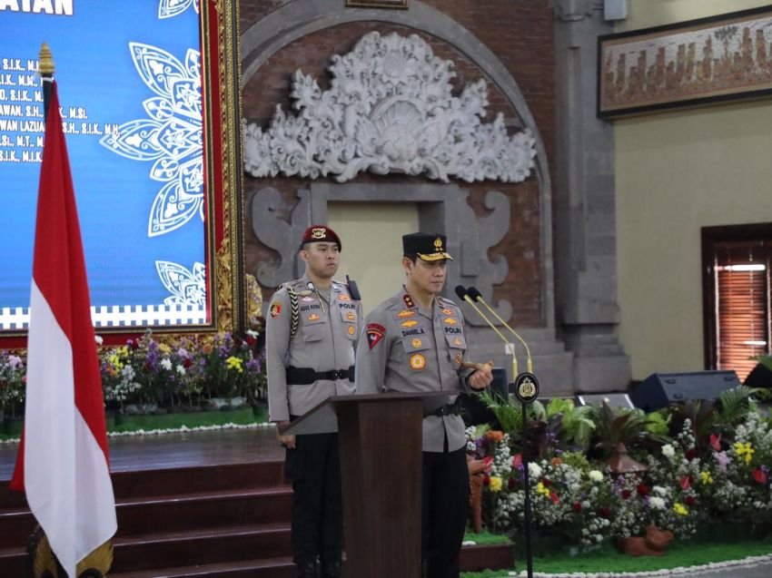 Polda Bali Gelar Sertijab PJU dan Kapolres, Ini Pesan Kapolda