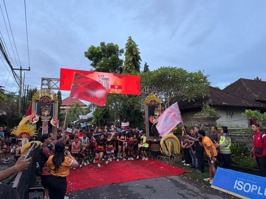 848 Pelari Ikuti Keramas Run 2026, Pengamanan Terpadu Polres Gianyar Sukses