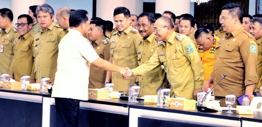 Bupati Simalungun Hadiri Rakor Percepatan Rehabilitasi Pascabencana di Sumatra Utara