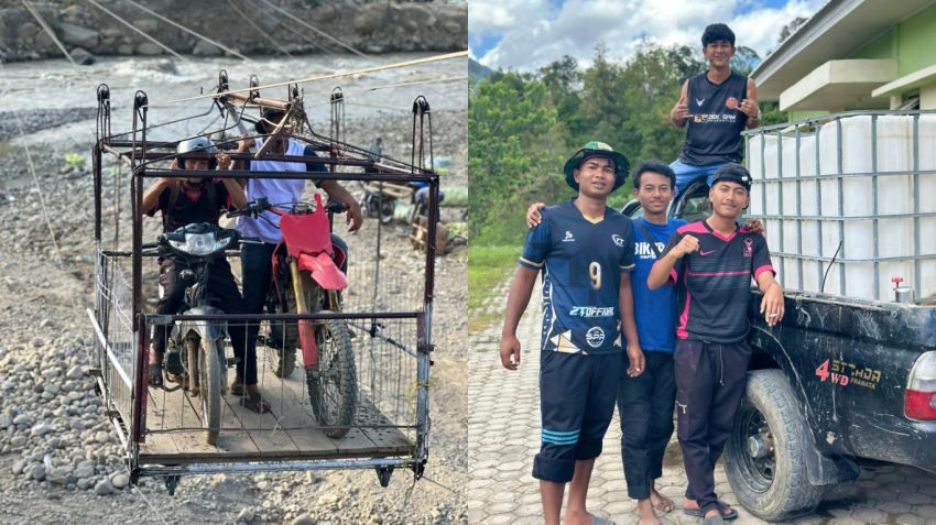 Tak Kenal Lelah, Relawan MDMC dan UMMAH Terobos Sungai Dengan Sling Demi Layani Warga Terisolasi di Takengon