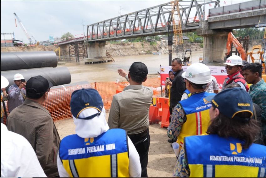 Pembangunan Jembatan Krueng Tingkeum Aceh Ditargetkan Rampung Juli 2026