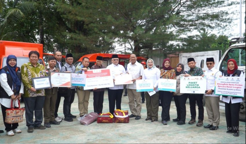 Komisi VIII DPR RI Salurkan Berbagai Bantuan Strategis untuk Korban Banjir di Langkat