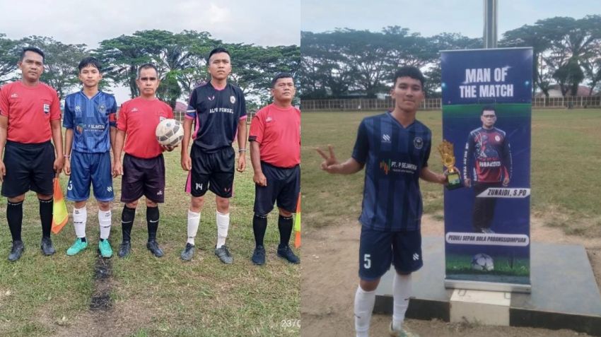 Roy Tanjung Jadi Bintang! Kalong FC Taklukkan PSBN FC di Turnamen Peduli Sepak Bola Cup