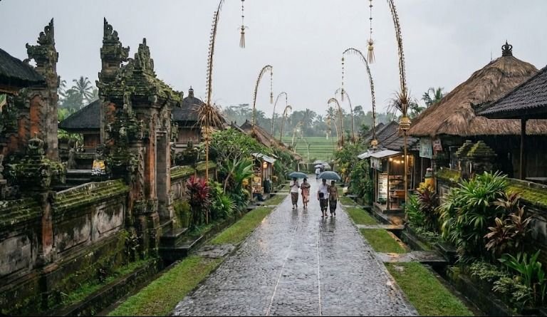Prakiraan Cuaca Bali Hari Ini: Denpasar Berawan, Hujan Ringan Guyur Wilayah Utara dan Pegunungan