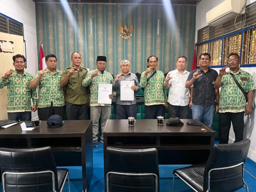 MOU Komisi Informasi dan APDESI Sumut, Kepala Desa Didorong Pahami Keterbukaan Informasi