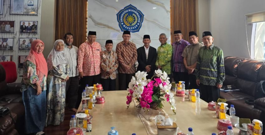 Ketua PWM Aceh Malik Musa Silaturahim dengan PWM Sulsel dan Rektor Unismuh Makassar, Bahas Penanggulangan Bencana