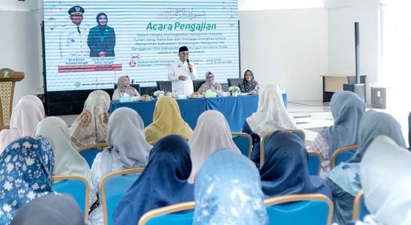 TP PKK Simalungun Gelar Pengajian Jumat Perdana di Pendopo Bupati, Upaya Perkuat Iman dan Ukhuwah Antarwarga