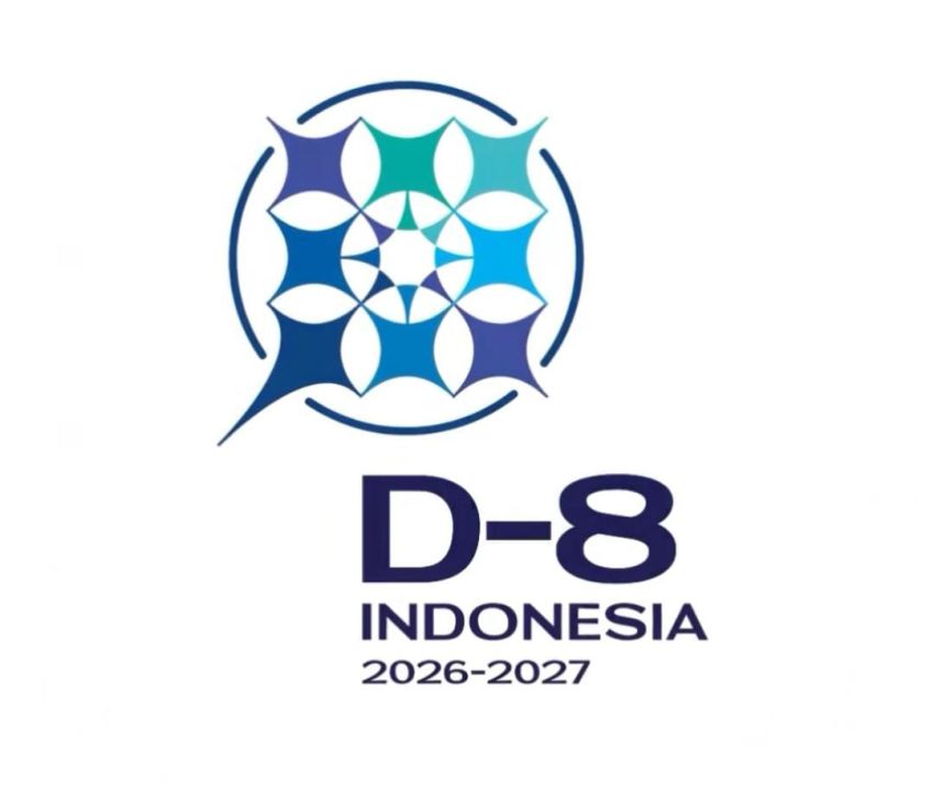 Indonesia Resmi Luncurkan Logo Keketuaan D-8 2026&ndash;2027, Siap Pimpin Integrasi Ekonomi Delapan Negara