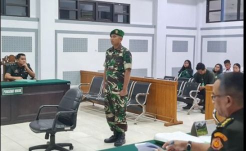 Tak Mampu Menahan Emosi, Prajurit TNI Bunuh Istri dan Dituntut Mati