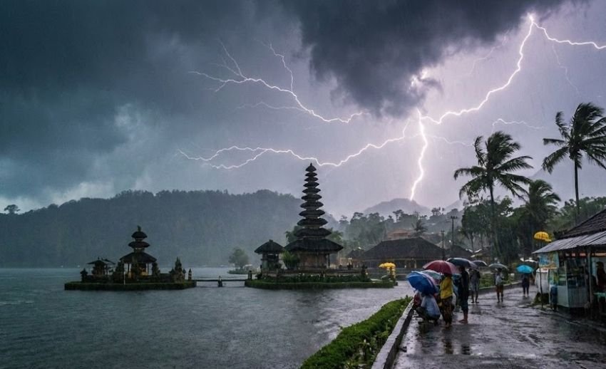 Prakiraan Cuaca Bali Hari Ini, Jumat 2 Januari 2026: Sejumlah Wilayah Hujan Petir