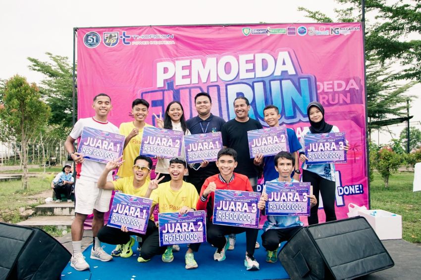 700 Peserta Ramaikan Pemoeda Fun Run Pangkalpinang, Thorcon Kenalkan PLTN ke Generasi Muda