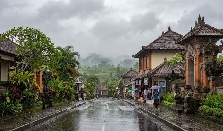 Cuaca Bali Didominasi Hujan Ringan, Suhu Maksimal Capai 31 Derajat