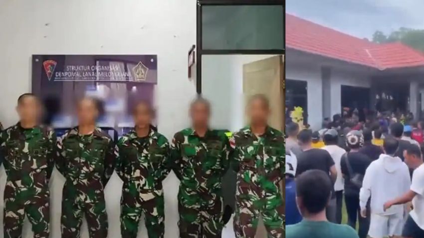 350 Warga Serbu Markas TNI di Talaud! Kecewa Oknum TNI AL Aniaya Warga, Termasuk Guru