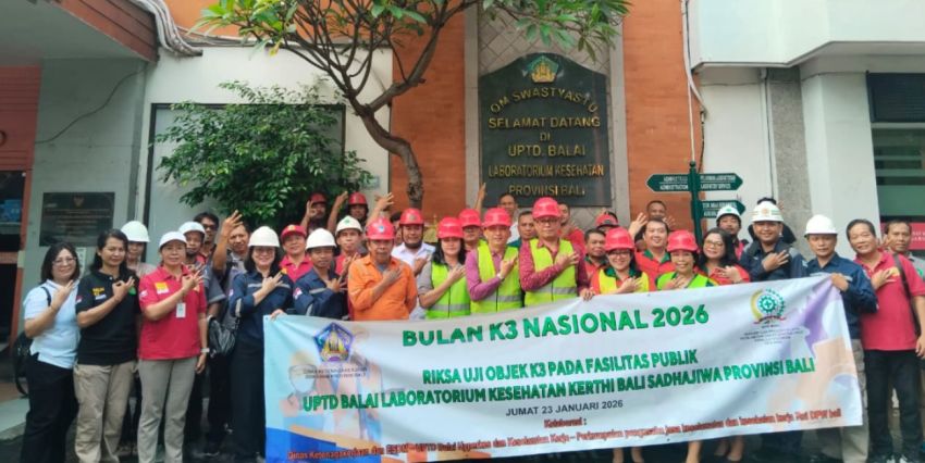 Denpasar Tingkatkan Keselamatan Kerja, Disnaker Bali Gelar Riksa Uji K3 di Laboratorium Kerthi Sadhajiwa