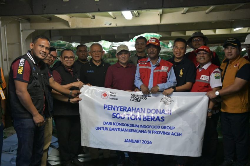 500 Ton Bantuan PMI Tiba di Aceh, Wakil Gubernur Pastikan Distribusi Tepat Sasaran