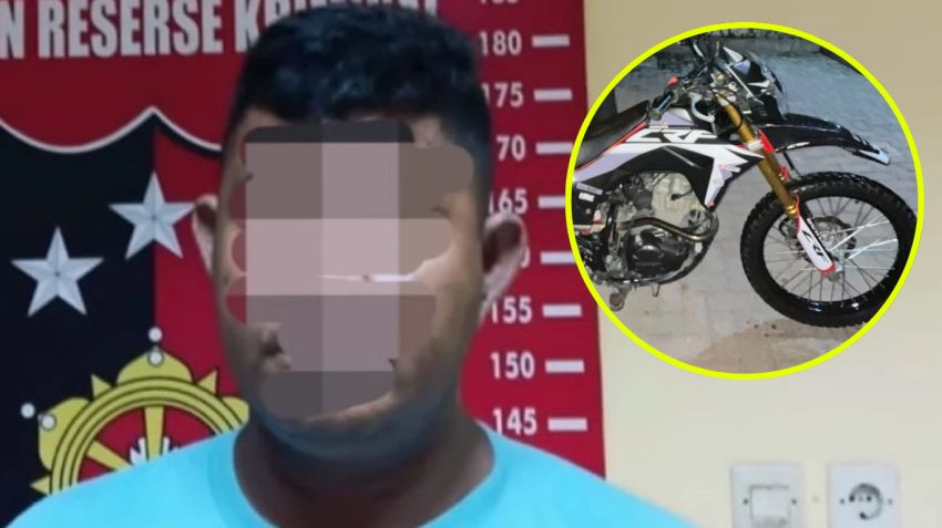 Modus Pinjam Beli Makanan, Oknum Polisi di Deli Serdang Curi Motor Rekan Sendiri dan Dijual Rp 9,5 Juta