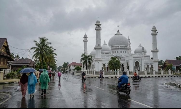 Cuaca Aceh Didominasi Berawan, Hujan Ringan Berpotensi Terjadi di Sejumlah Wilayah