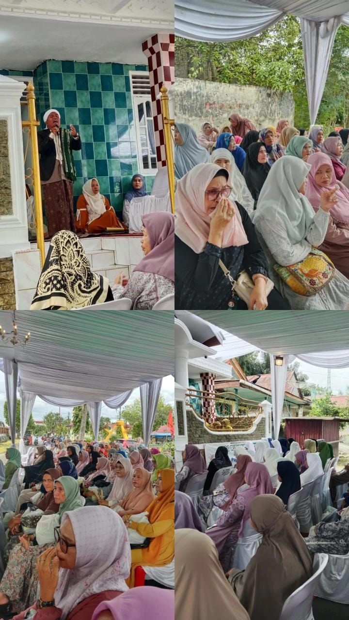 Ratusan Ibu-Ibu Pengajian Wirid Yasin Ujungpadang Bersatu dalam Peringatan Isra Mi&rsquo;raj Nabi Muhammad SAW