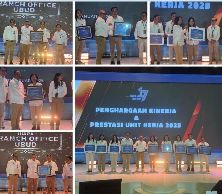 BRI Denpasar Gelar Rakerwil 2025, BO Ubud Raih Beragam Penghargaan