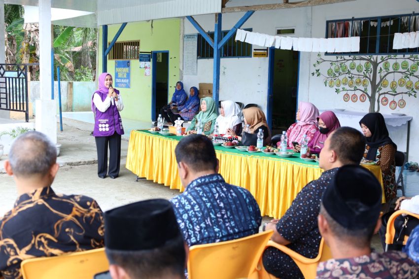 Posyandu Melur Sipaku Area Jadi Destinasi Studi Tiru Persit Chandra Kirana Kodim 0208/Asahan