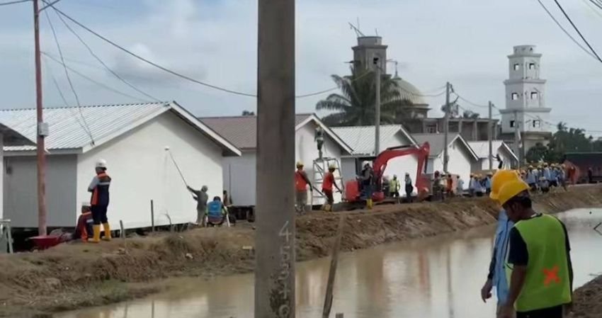 Pemulihan Pascabencana Sumatera: 1.050 Hunian Sementara Telah Terwujud