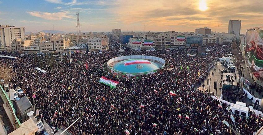 Aksi Pro-Pemerintah di Teheran, Presiden dan Menlu Iran Hadir di Tengah Massa