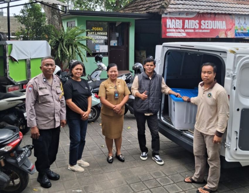 218 Warga Sanur Dapatkan Makan Bergizi Gratis, Polsek Denpasar Selatan Turun Tangan Pastikan Pembagian Berjalan Lancar