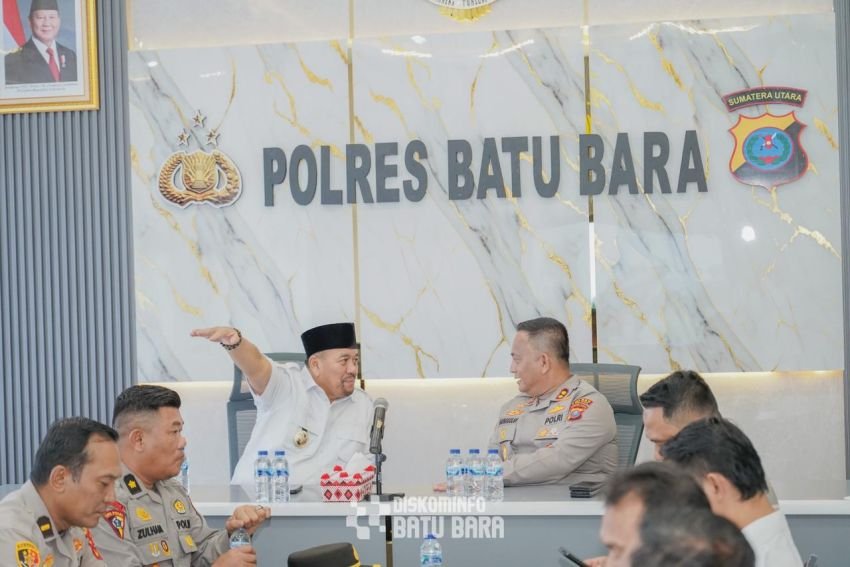 Bupati dan Kapolres Batu Bara Hadiri Panen Raya dan Pengumuman Swasembada Pangan Nasional Bersama Presiden RI Secara Virtual