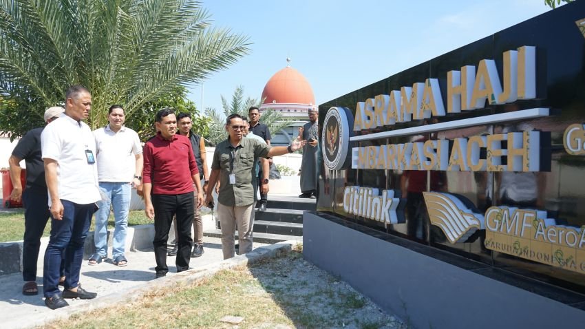 Wagub Aceh Tinjau Progres Boeing 737 Simulasi Perjalanan Haji, Wahana Manasik Pertama di Indonesia Siap Diresmikan