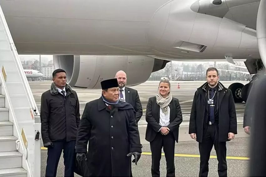 Usai Hadiri WEF 2026, Prabowo Bertolak ke Paris Temui Presiden Macron