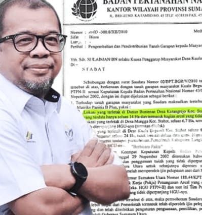 Sengketa Lahan di Langkat, Warga Tuduh PTPN I Regional I Klaim Tanah Suguhan Jadi HGU