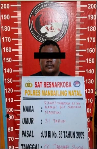 Polres Mandailing Natal Bekuk Pengedar Sabu, 13 Gram Diamankan
