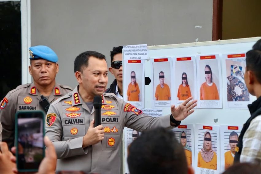 Polrestabes Medan Ungkap Sindikat Perdagangan Bayi via Media Sosial, Sembilan Orang Ditangkap