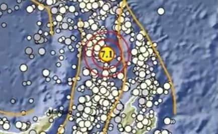 Gempa Magnitudo 7,1 Guncang Melonguane Sulut, BMKG: Tidak Berpotensi Tsunami