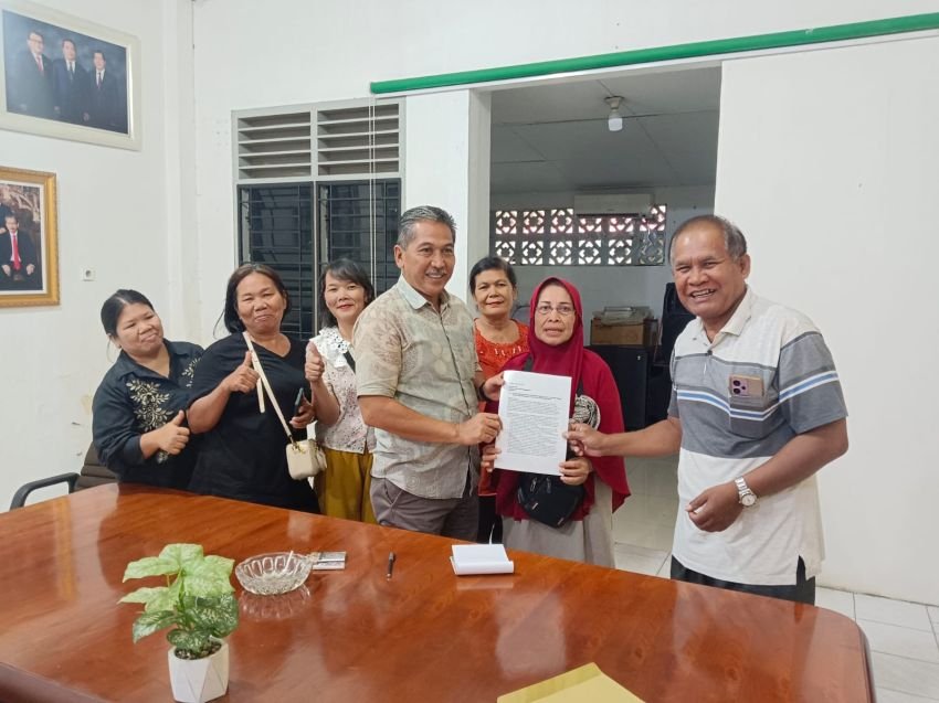 Warga Jati Rejo Sampali Serahkan Surat ke PTPN: BERIKAN GANTI RUGI YANG LAYAK, BUKAN YANG LAYAS