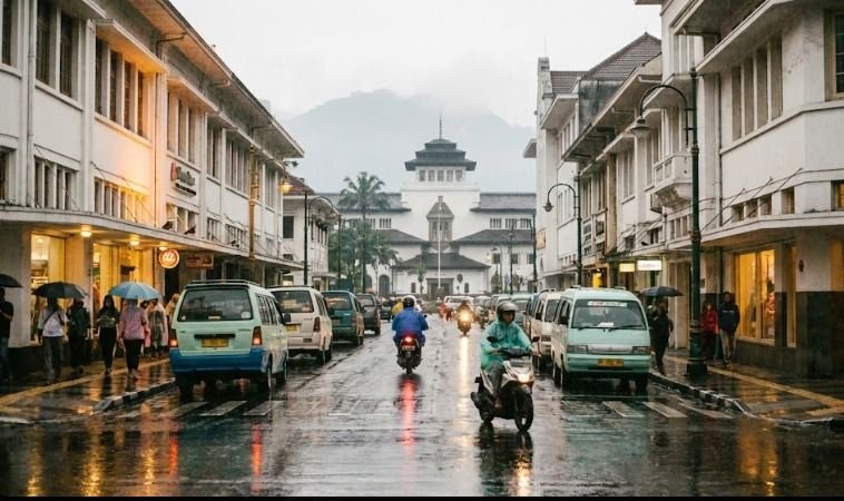 Hujan Ringan hingga Sedang Diprakirakan Guyur Mayoritas Wilayah Jawa Barat Hari Ini