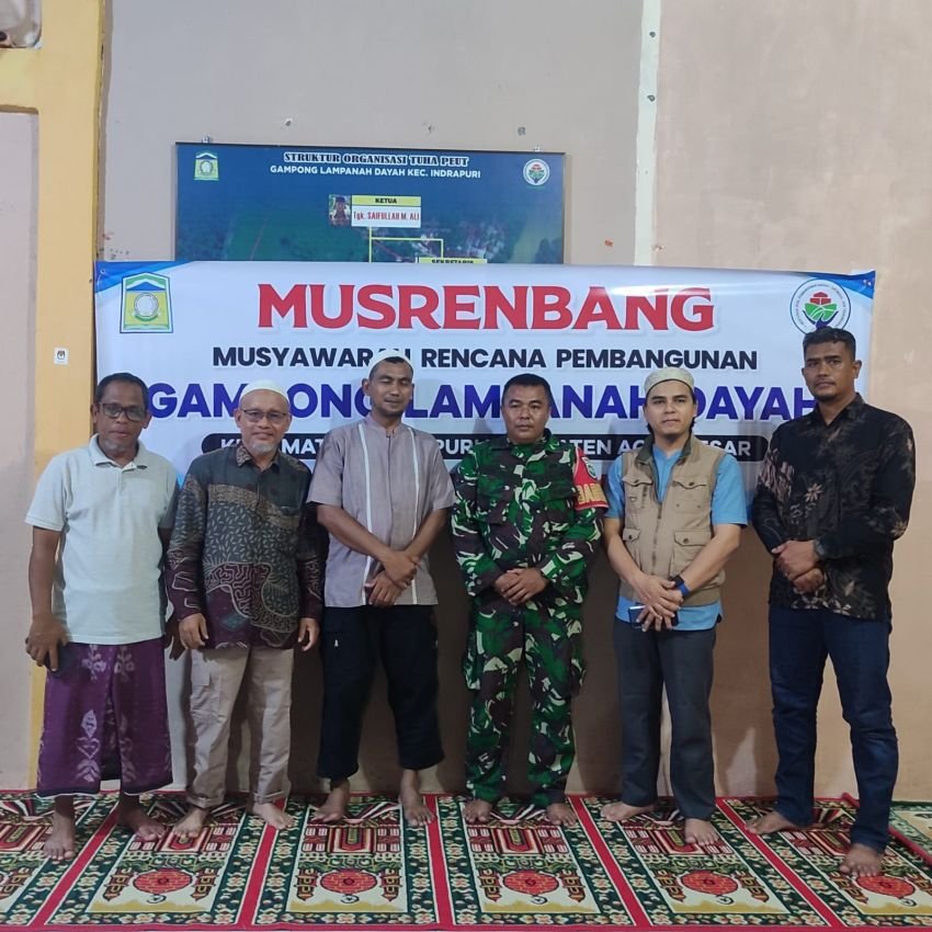 Masyarakat Lampanah Dayah Sepakati Program Prioritas 2026 dalam Musrenbangdes